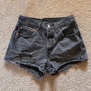 Levi’s 501 Black Shorts